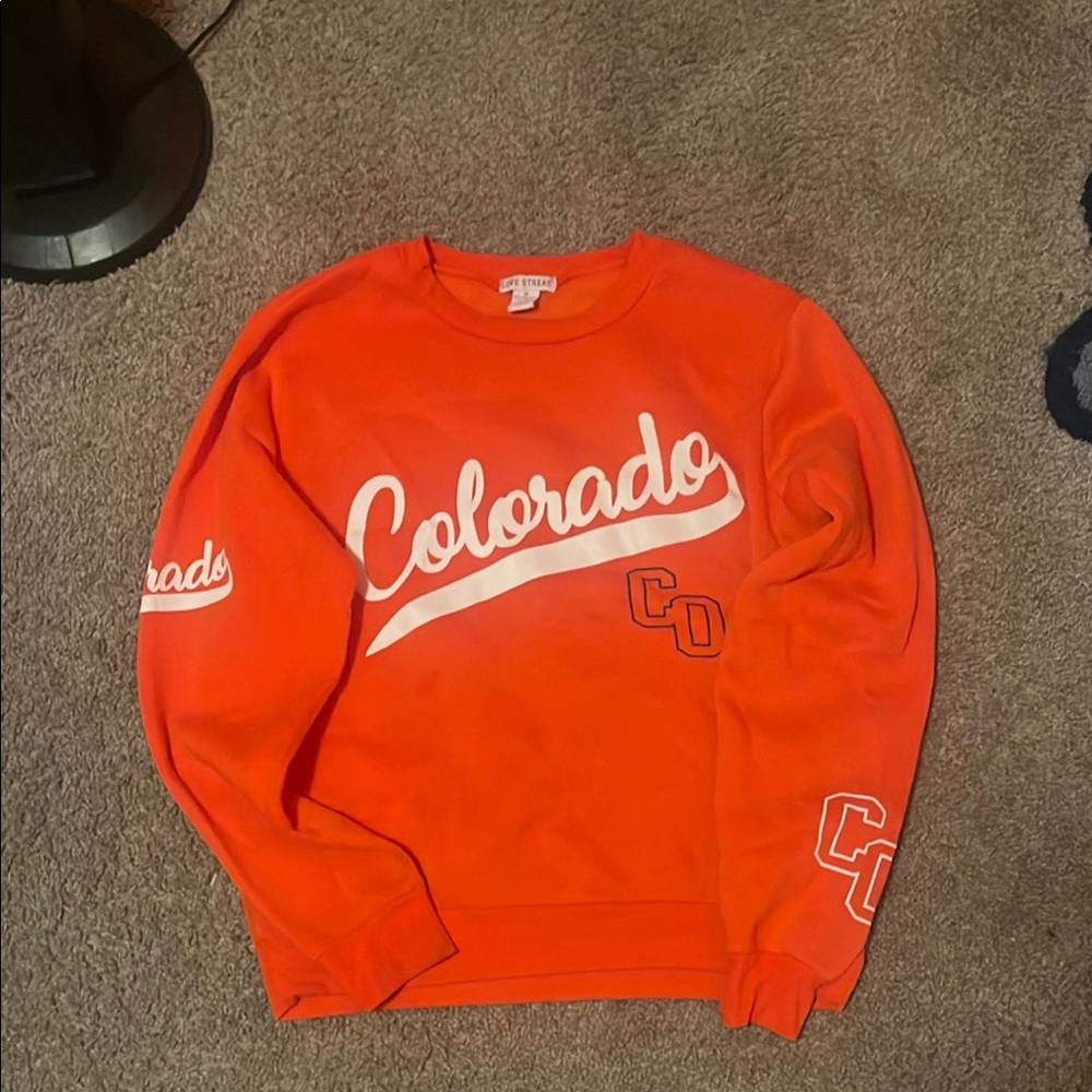 Colorado Men's Orange Sweater